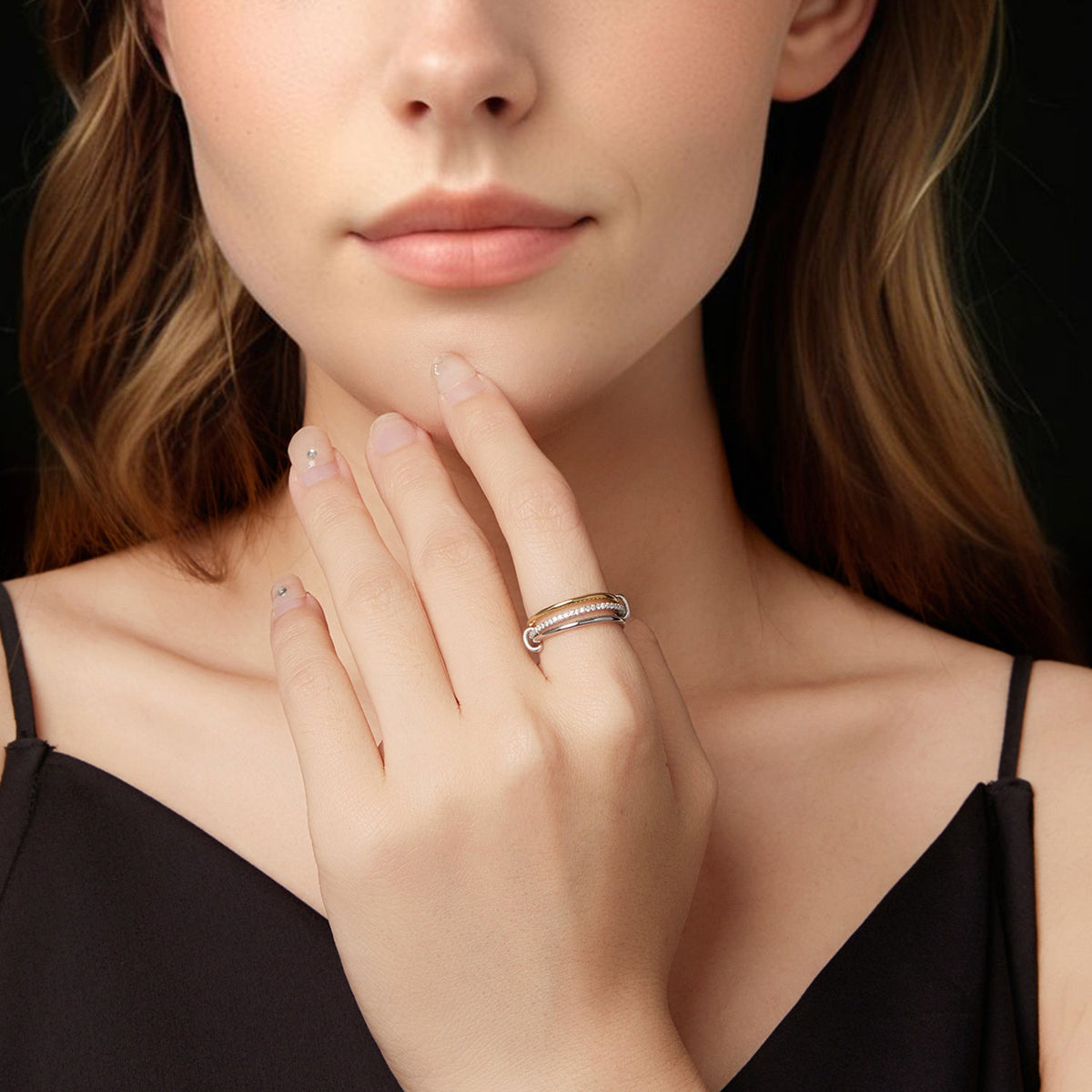 Sterling Silver Moissanite Ring