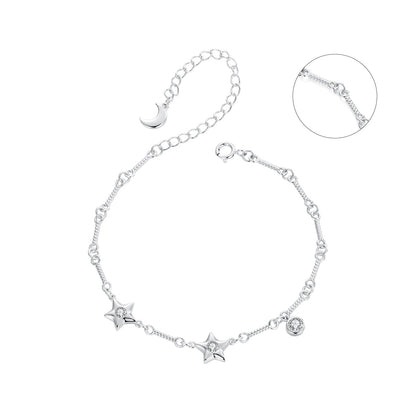 925 Sterling Silver Cubic Zirconia Bracelet