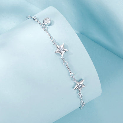 925 Sterling Silver Cubic Zirconia Bracelet