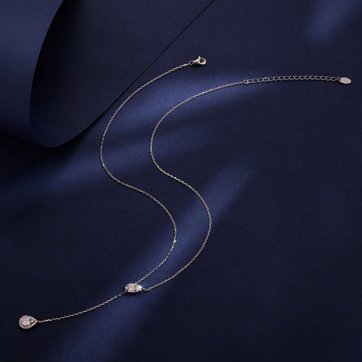 Sterling Silver Moissanite Necklace