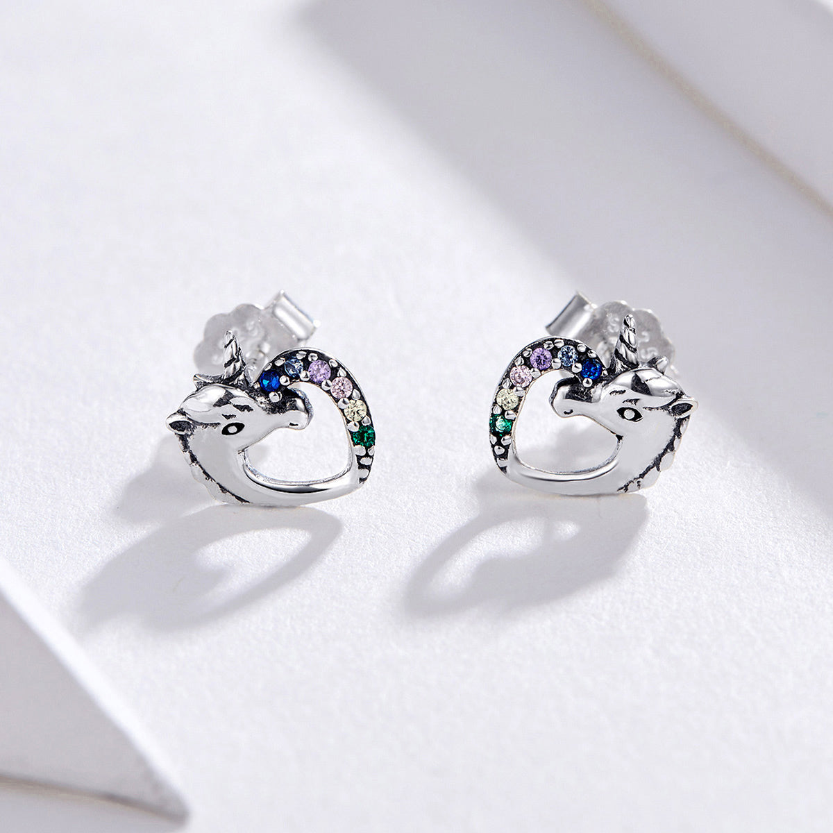 Sterling Silver Oxidized Pavé Cubic Zirconia Earrings