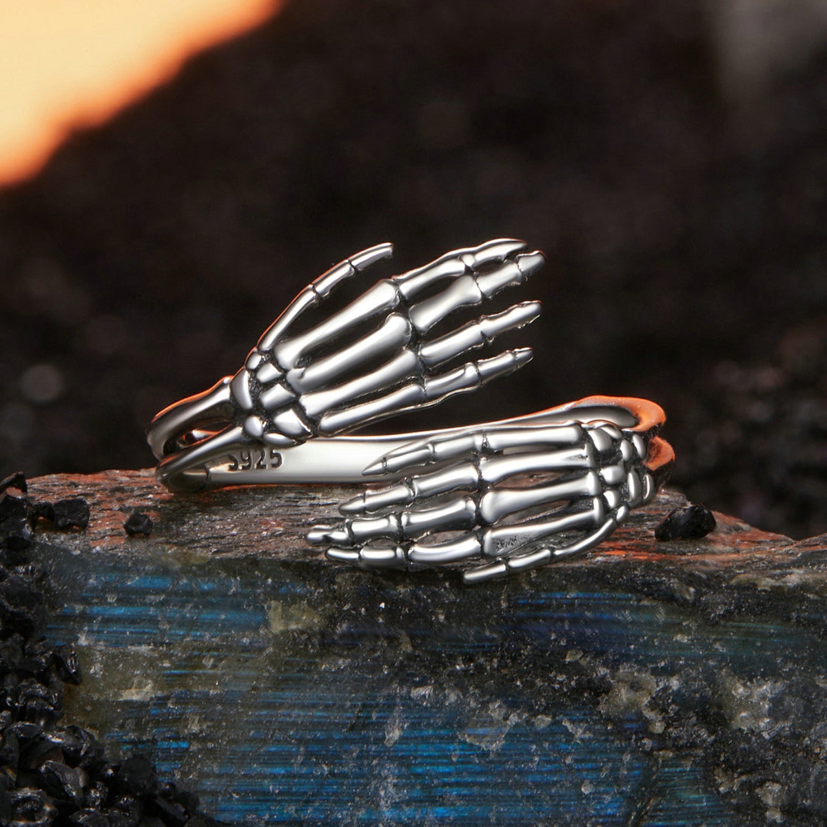 Sterling Silver Oxidized Band Ring