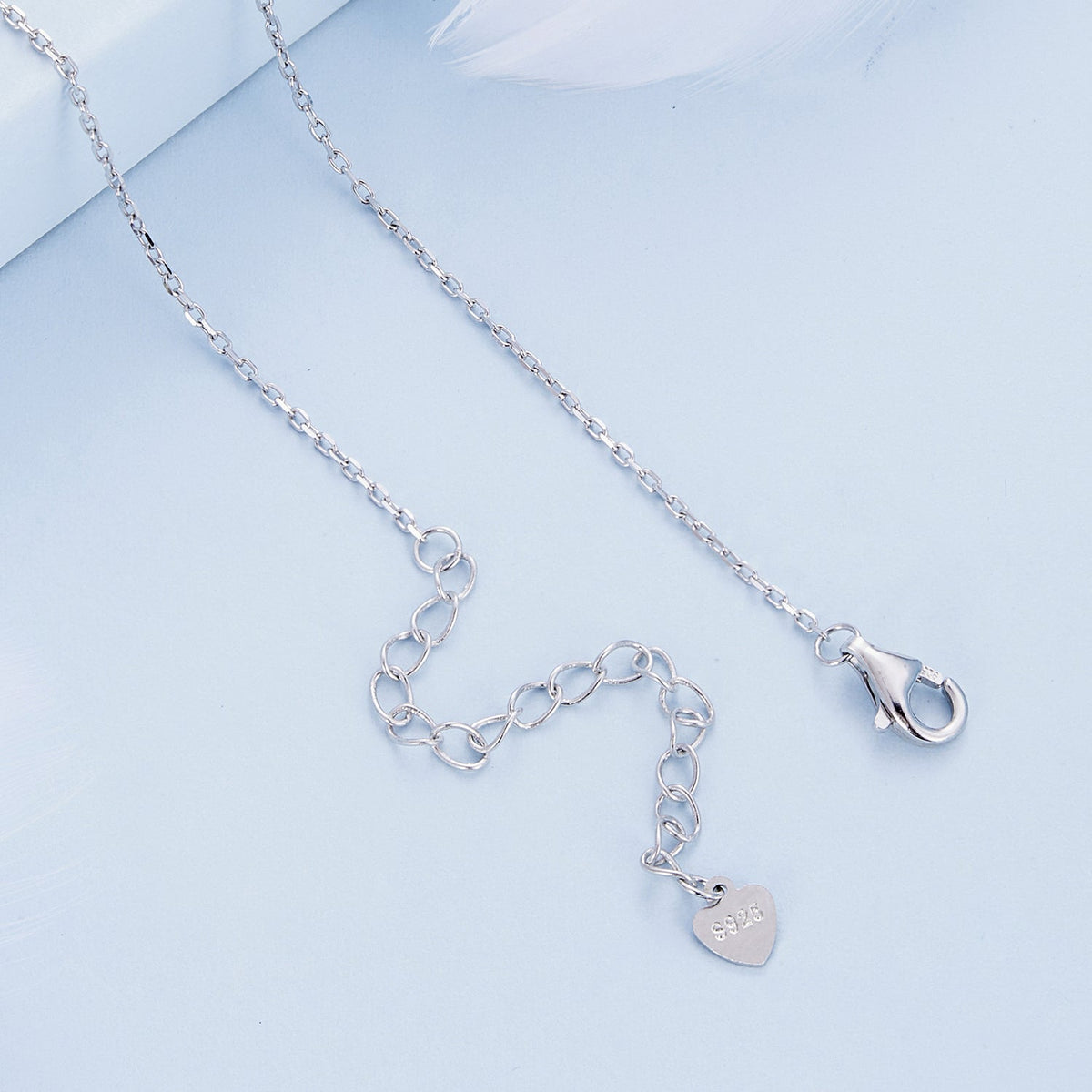 Sterling Silver CZ Pendant Necklace