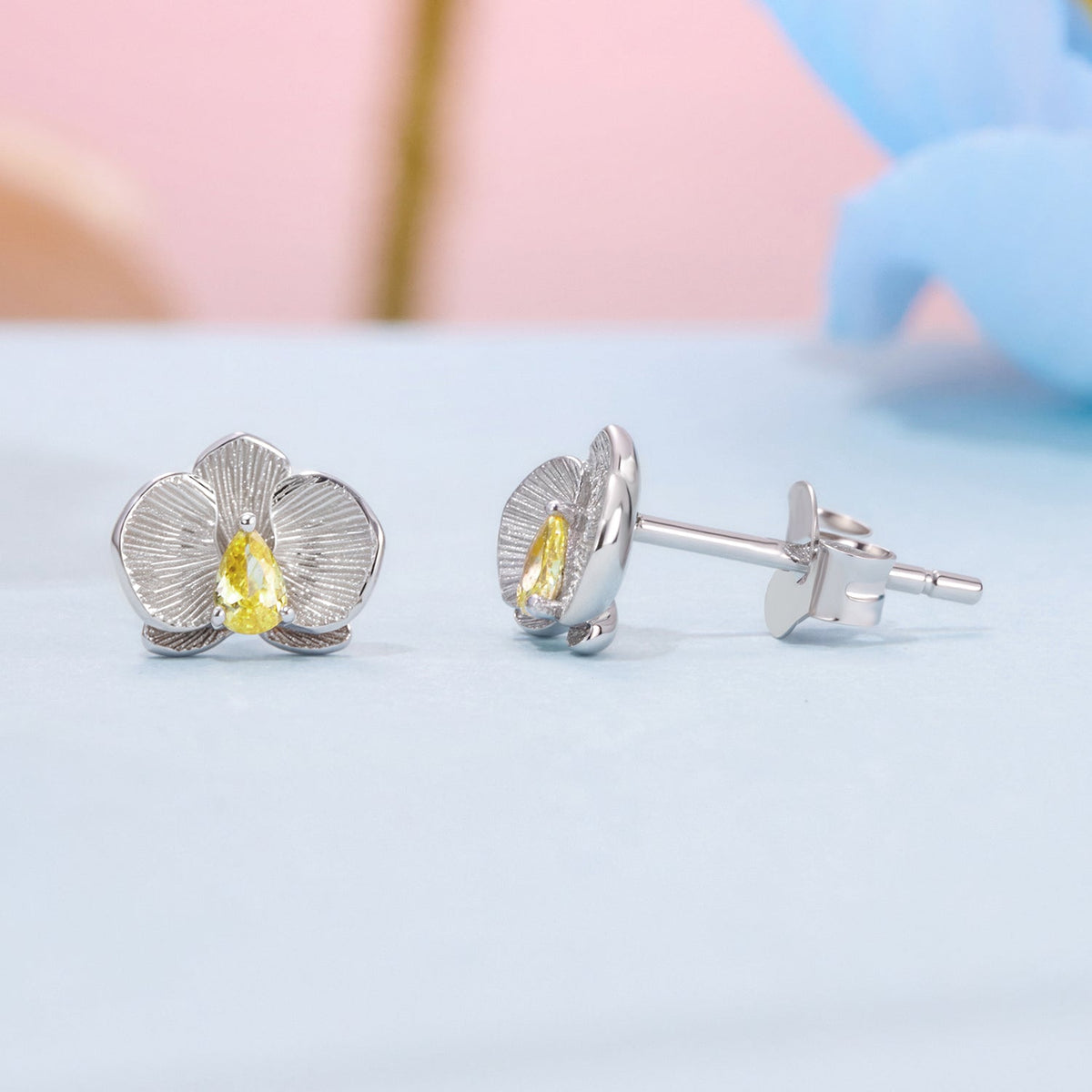 Sterling Silver Pavé Cubic Zirconia Earrings
