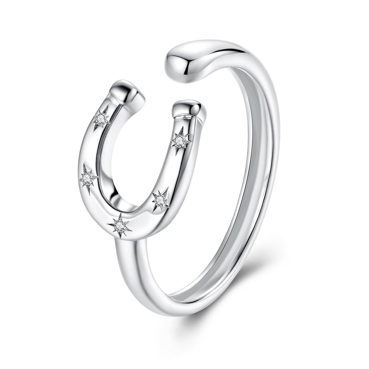 White Gold Plated Pavé CZ Ring