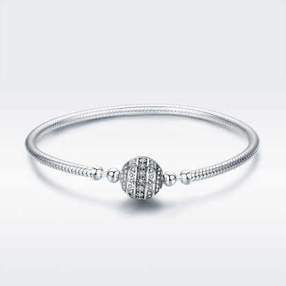 Sterling Silver Circular Head Bracelet