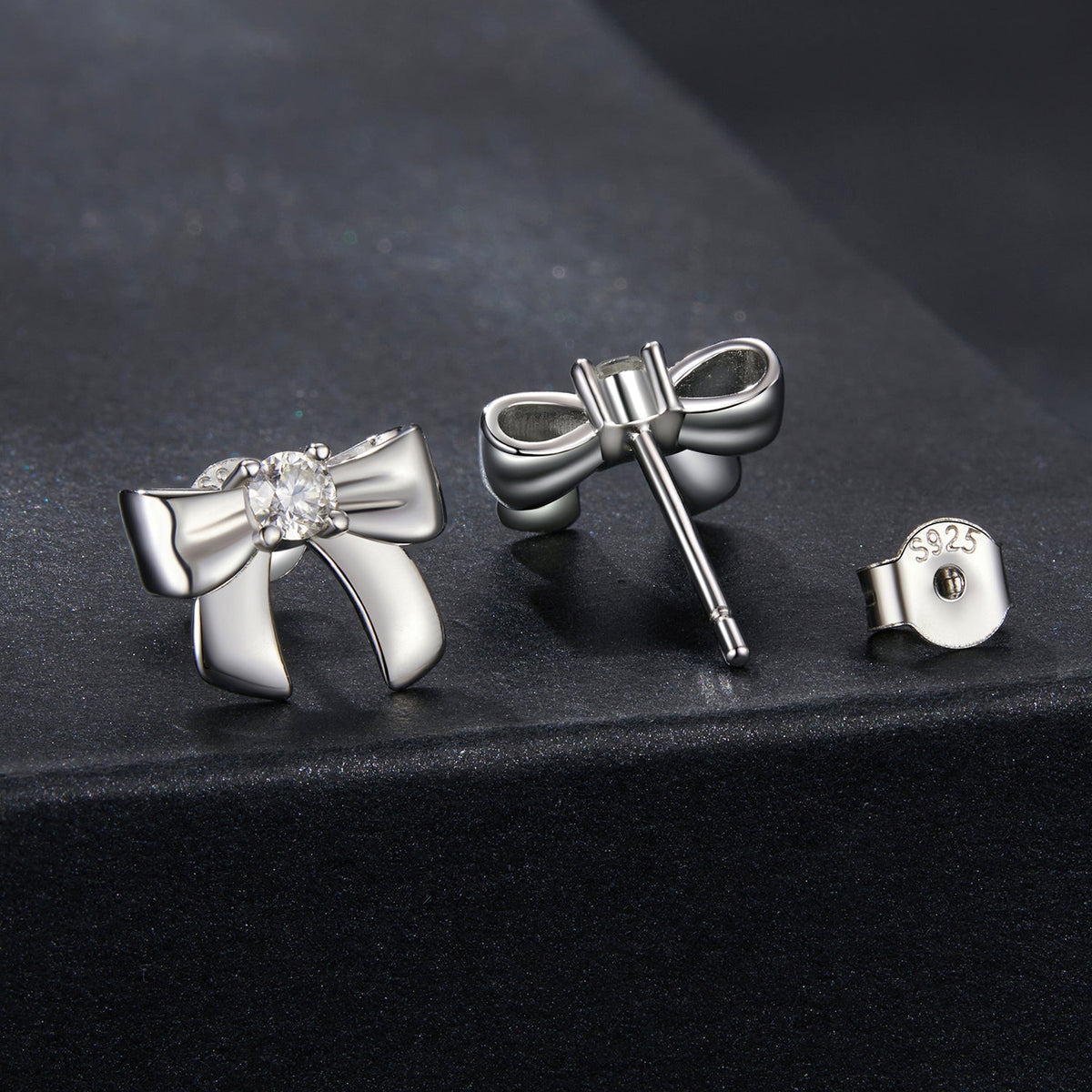 Sterling Silver Moissanite Earrings