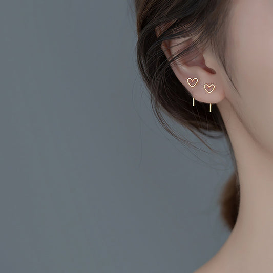 Sterling Silver Love Earrings