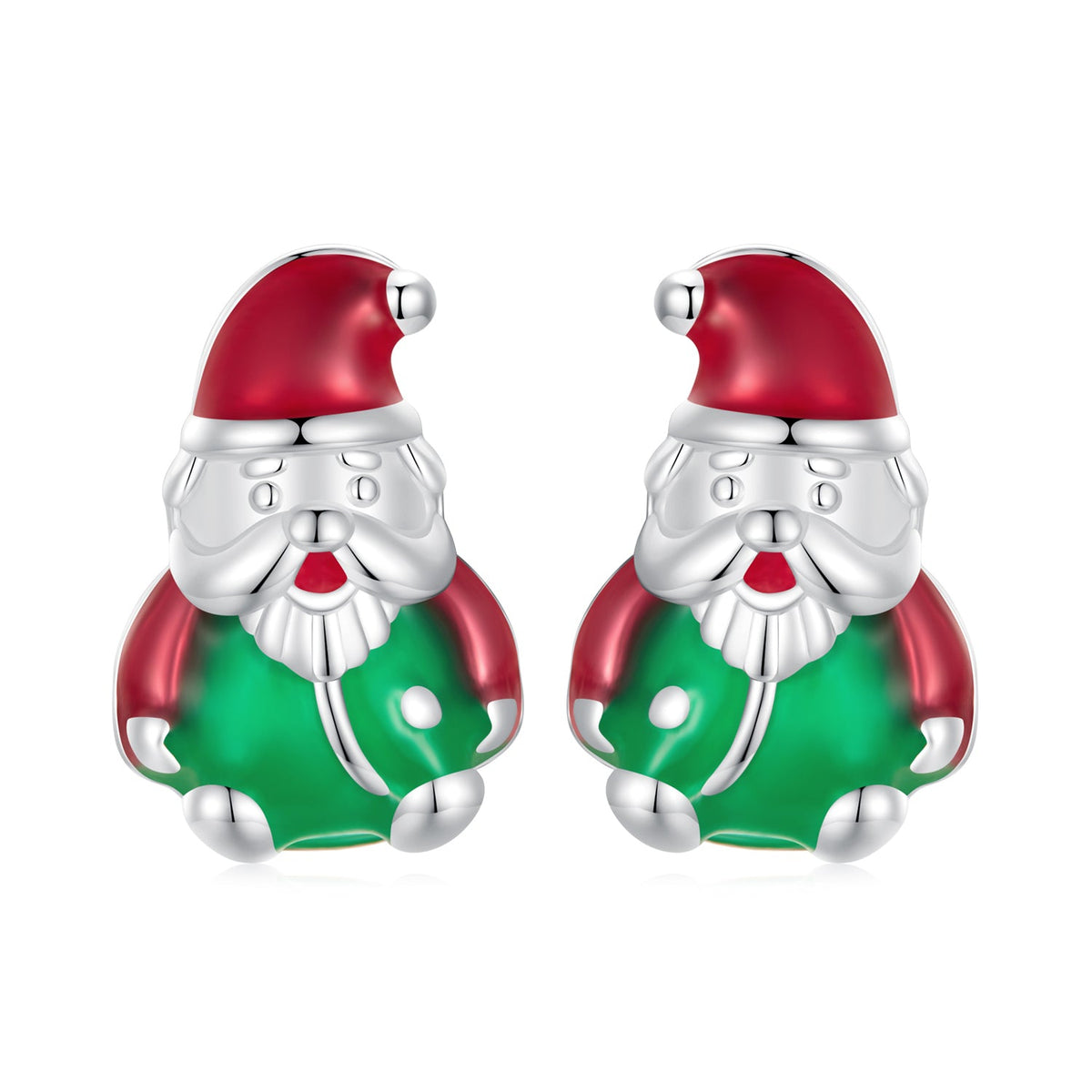 Sterling Silver Enamel Earrings
