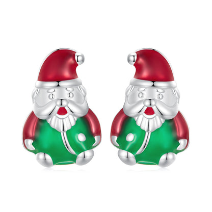 Sterling Silver Enamel Earrings