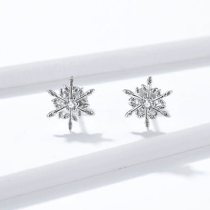 Sterling Silver Cubic Zirconia Pave Earrings