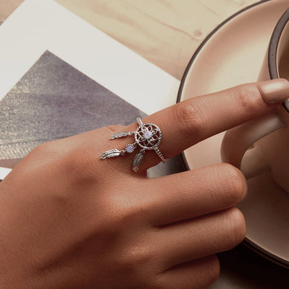 Sterling Silver Nano Opal Ring
