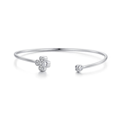 Sterling Silver CZ Pavé Bracelet