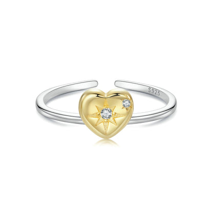White Gold Plated Pavé Cubic Zirconia Ring