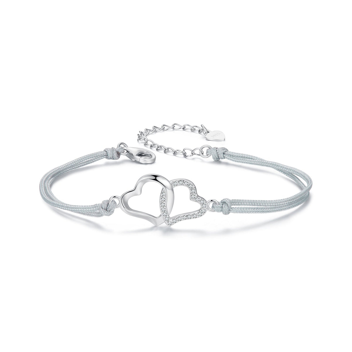 White Gold Plated Pavé CZ Bracelet
