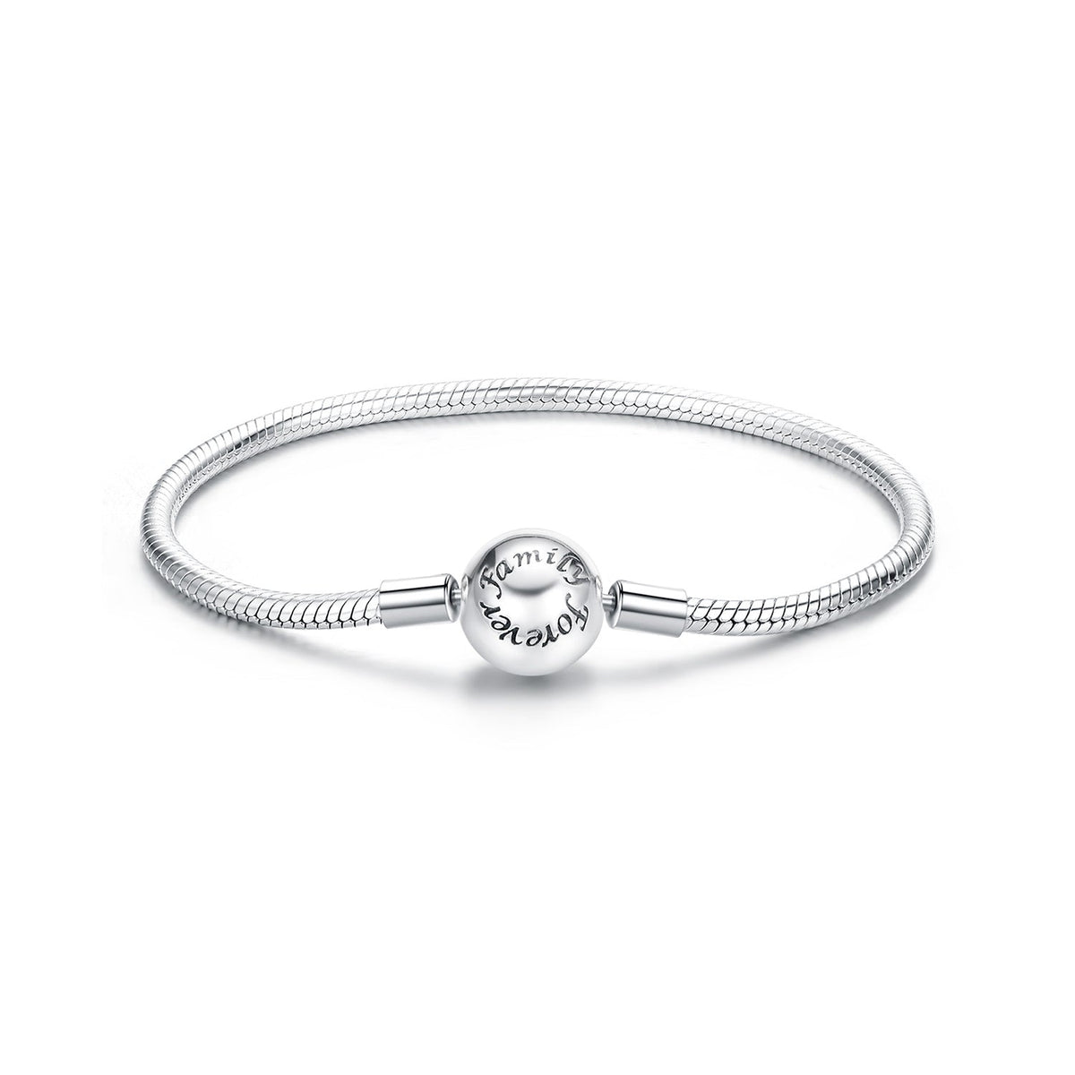 Sterling Silver Oxidized White Gold Bracelet