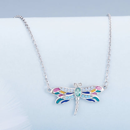 Sterling Silver CZ Pendant Necklace