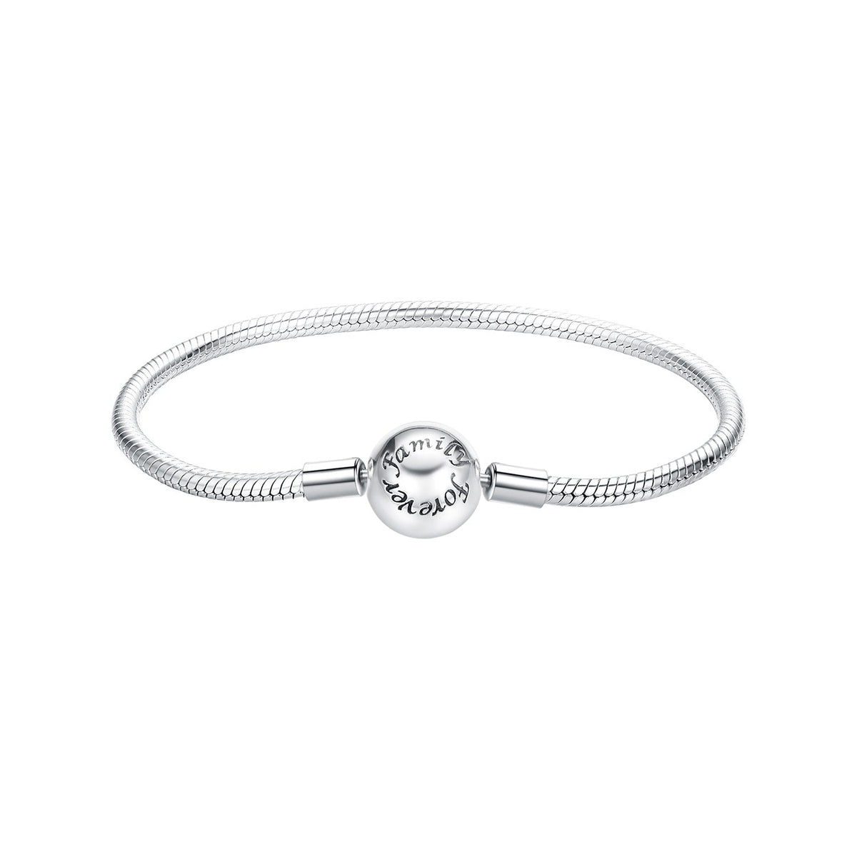Sterling Silver Oxidized White Gold Bracelet
