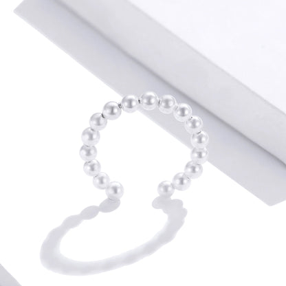 Sterling Silver Shell Pearl Earrings