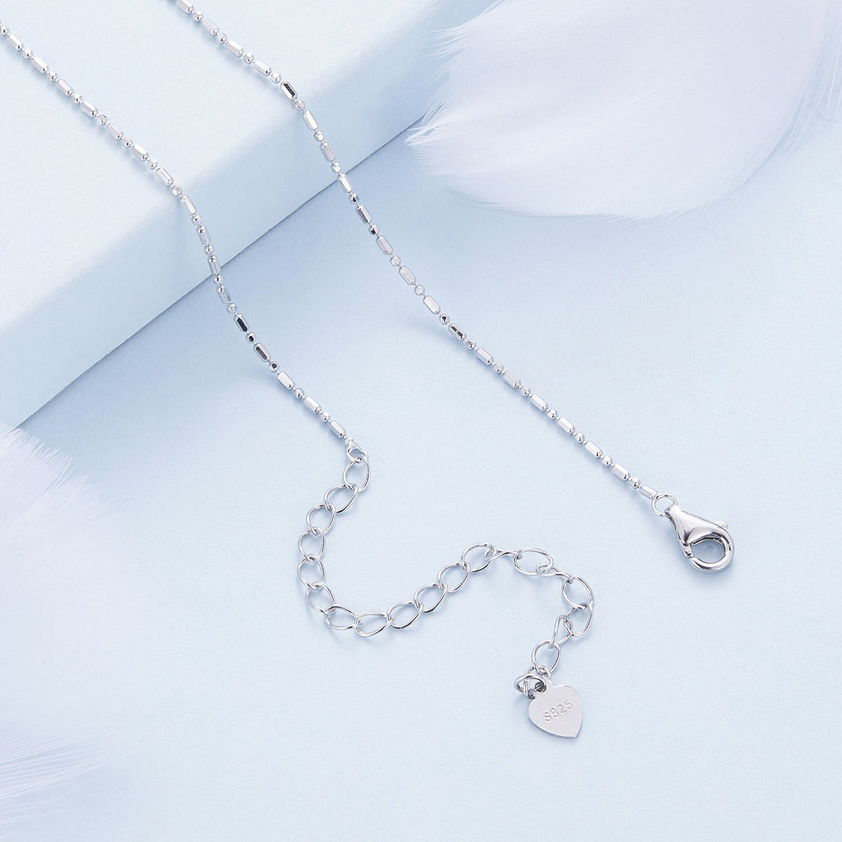 Sterling Silver Pavé Cubic Zirconia Necklace