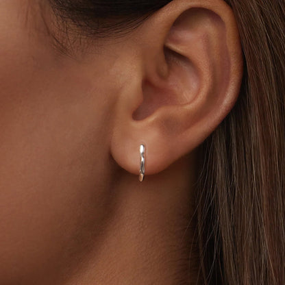 Sterling Silver Oxidized Earrings