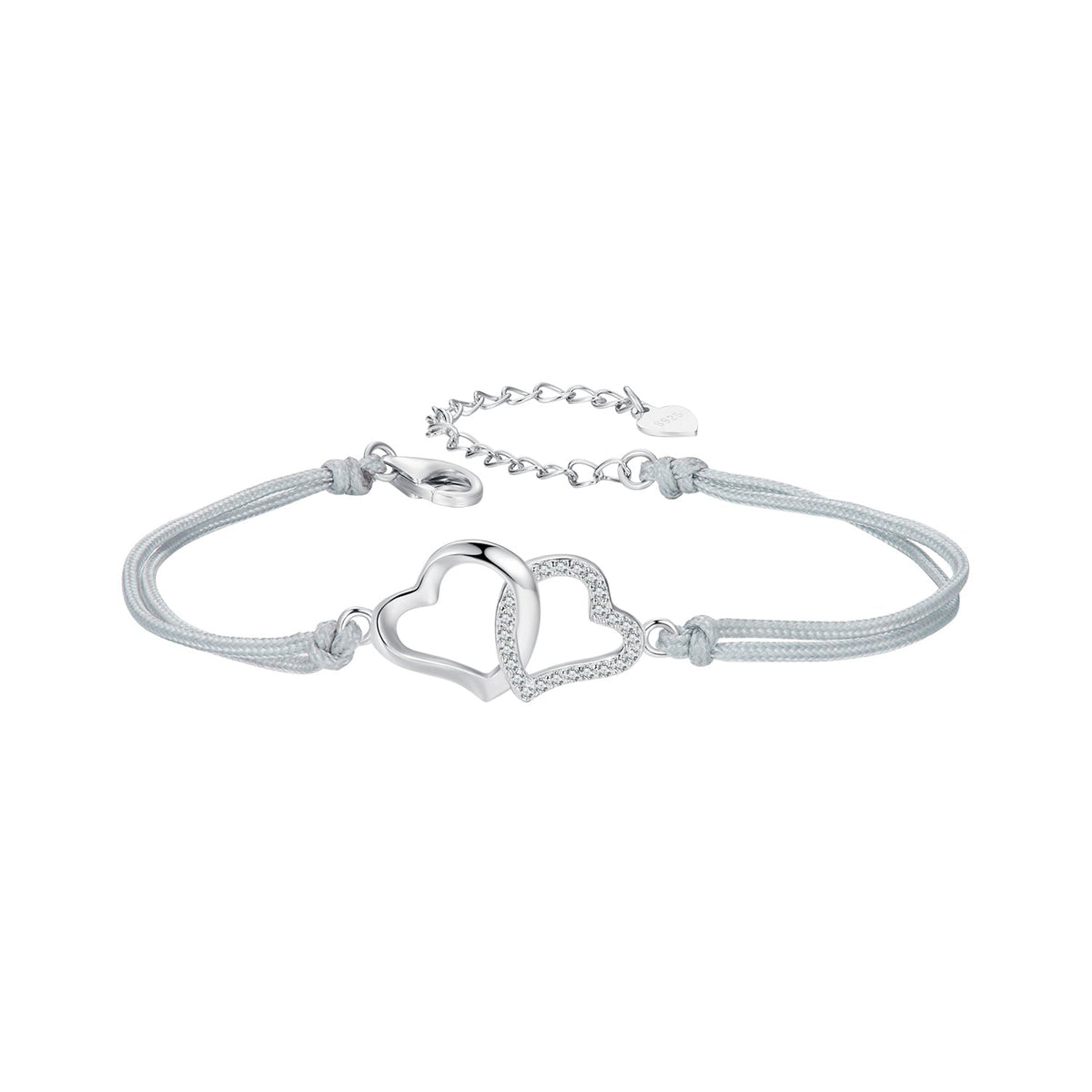 White Gold Plated Pavé CZ Bracelet
