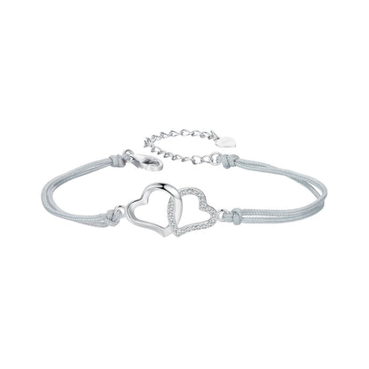 White Gold Plated Pavé CZ Bracelet