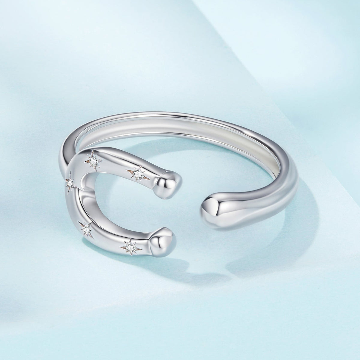 White Gold Plated Pavé CZ Ring