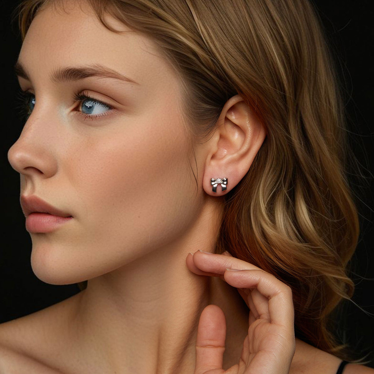 Sterling Silver Moissanite Earrings