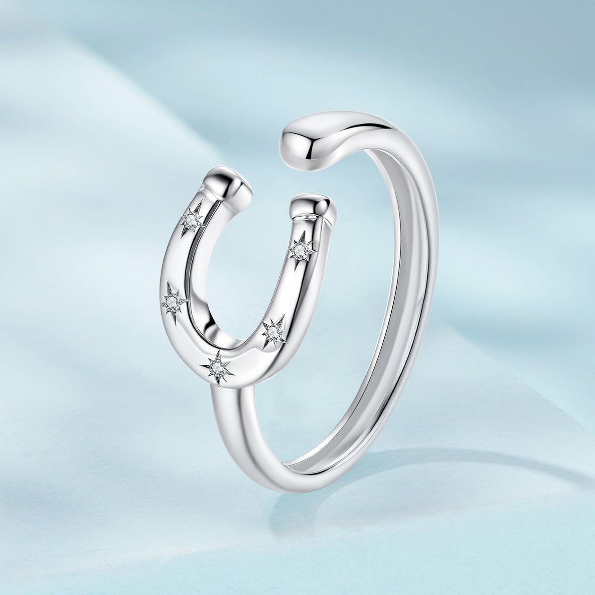 White Gold Plated Pavé CZ Ring
