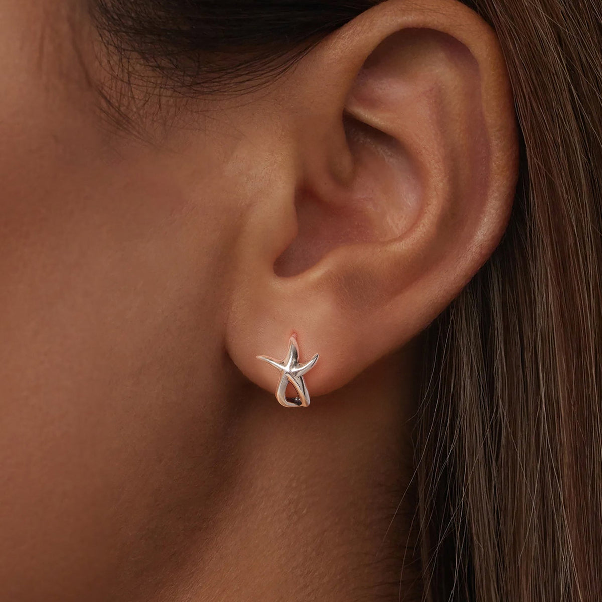 Sterling Silver Oxidized Earrings