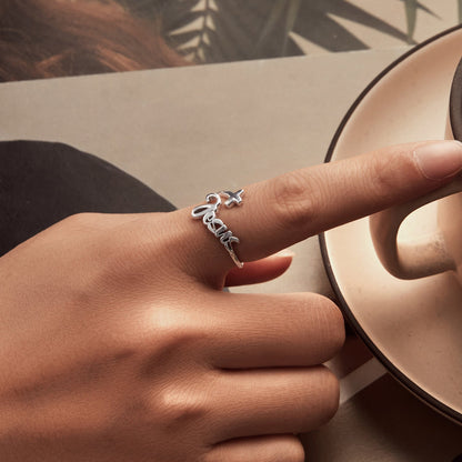 Sterling Silver Oxidized Silver Ring