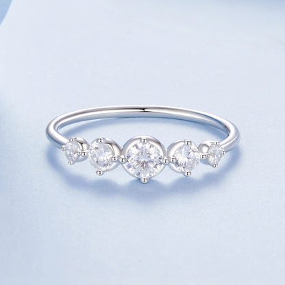 Sterling Silver Pavé CZ Ring
