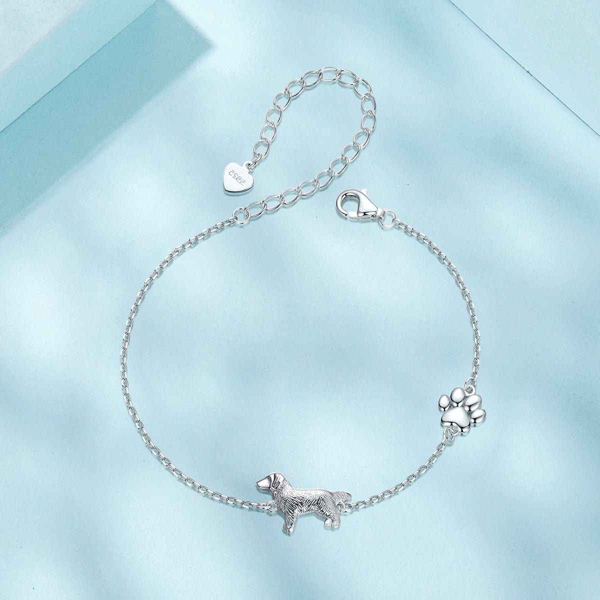 Sterling Silver & White Gold Plated Bracelet