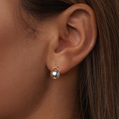 Sterling Silver Oxidized Earrings