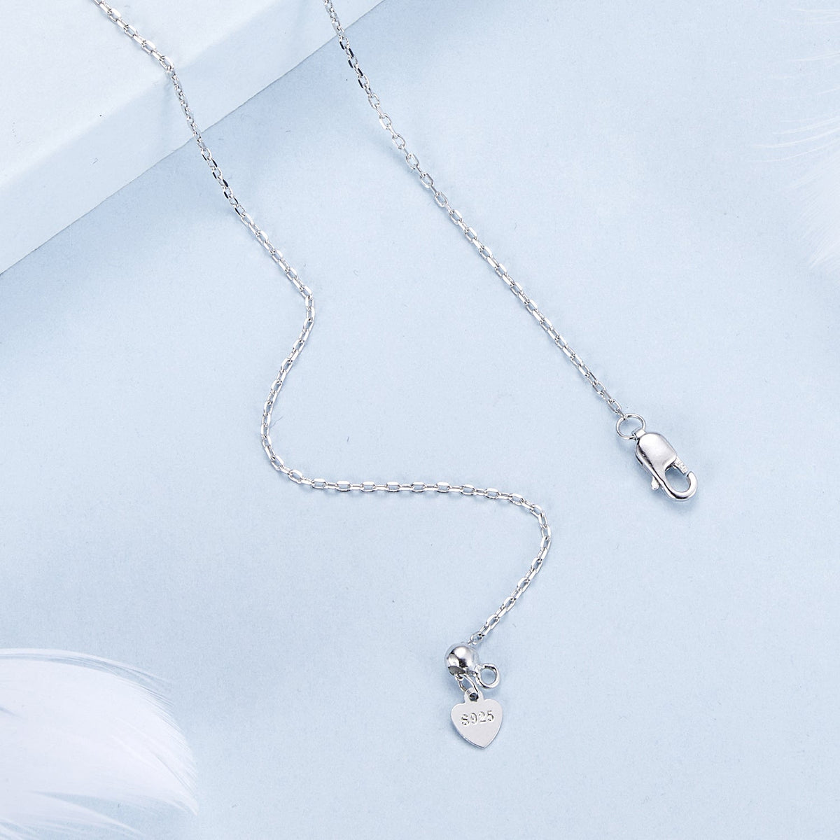 Sterling Silver Cubic Zirconia Pavé Necklace