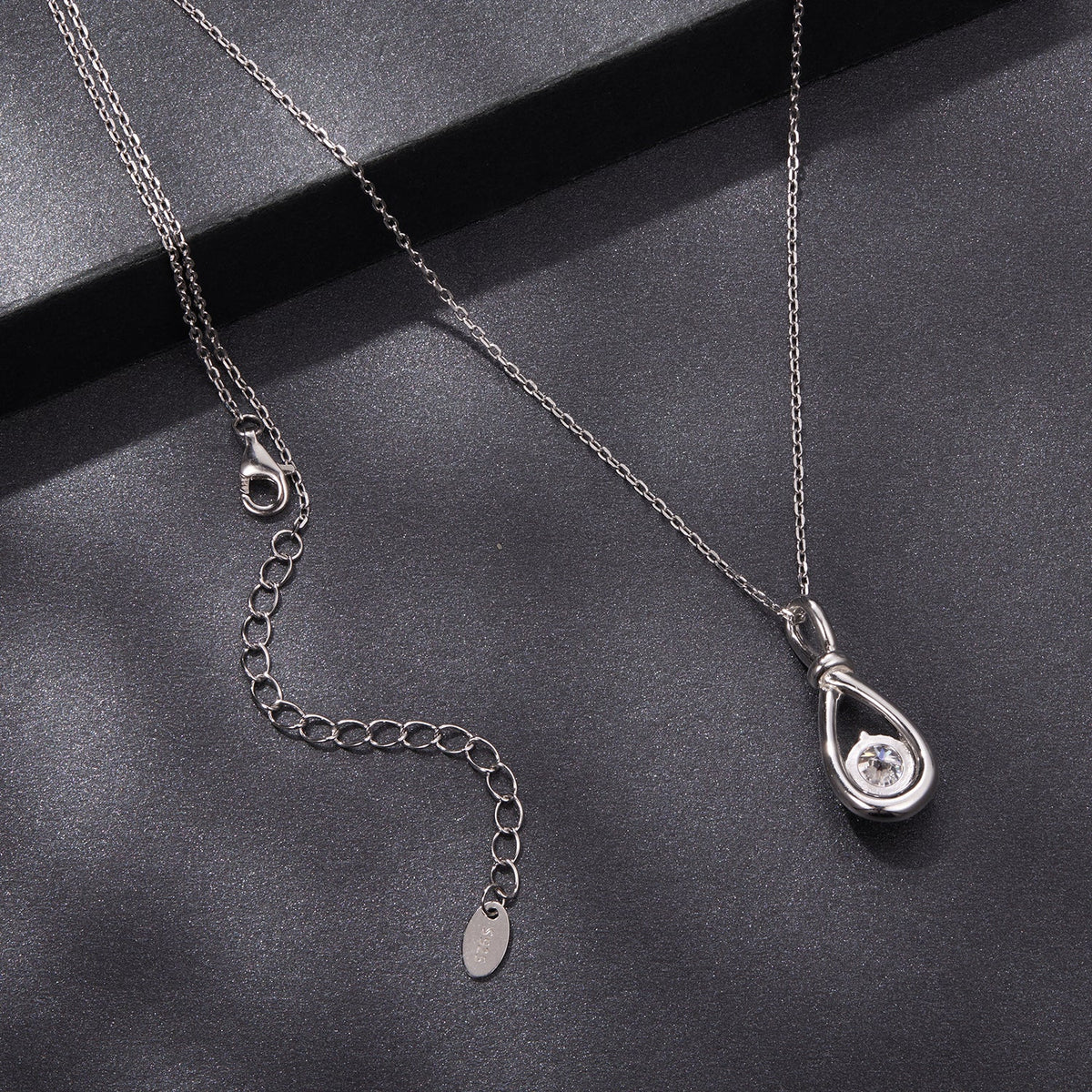 Sterling Silver Moissanite Necklace