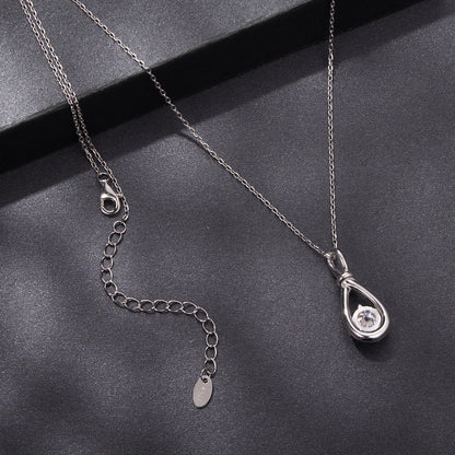 Sterling Silver Moissanite Necklace