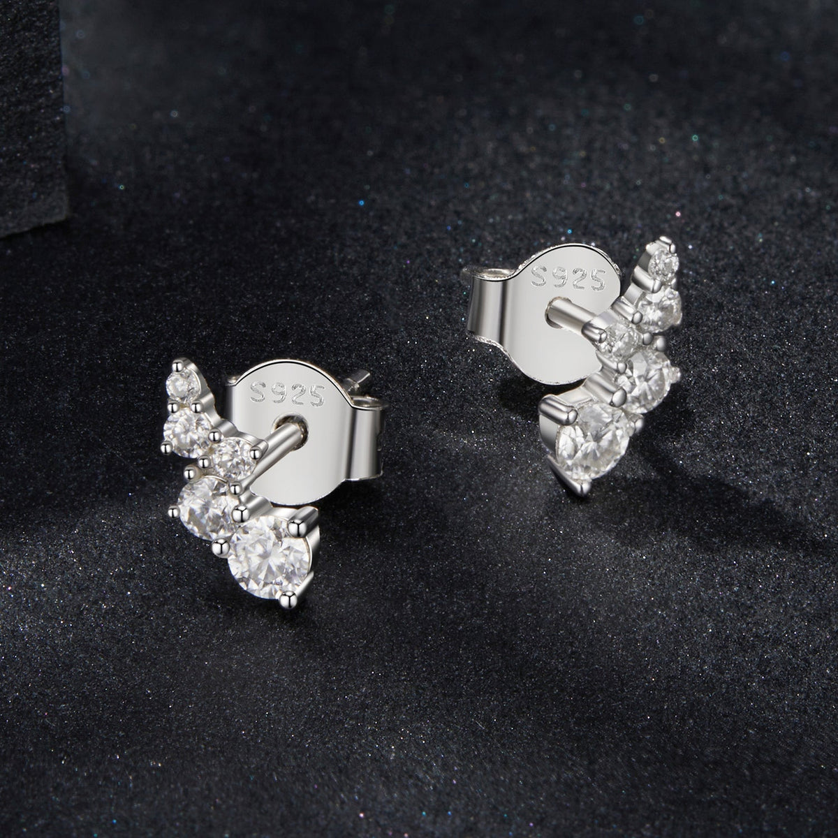 Sterling Silver Moissanite Earrings