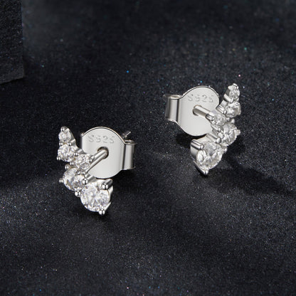 Sterling Silver Moissanite Earrings