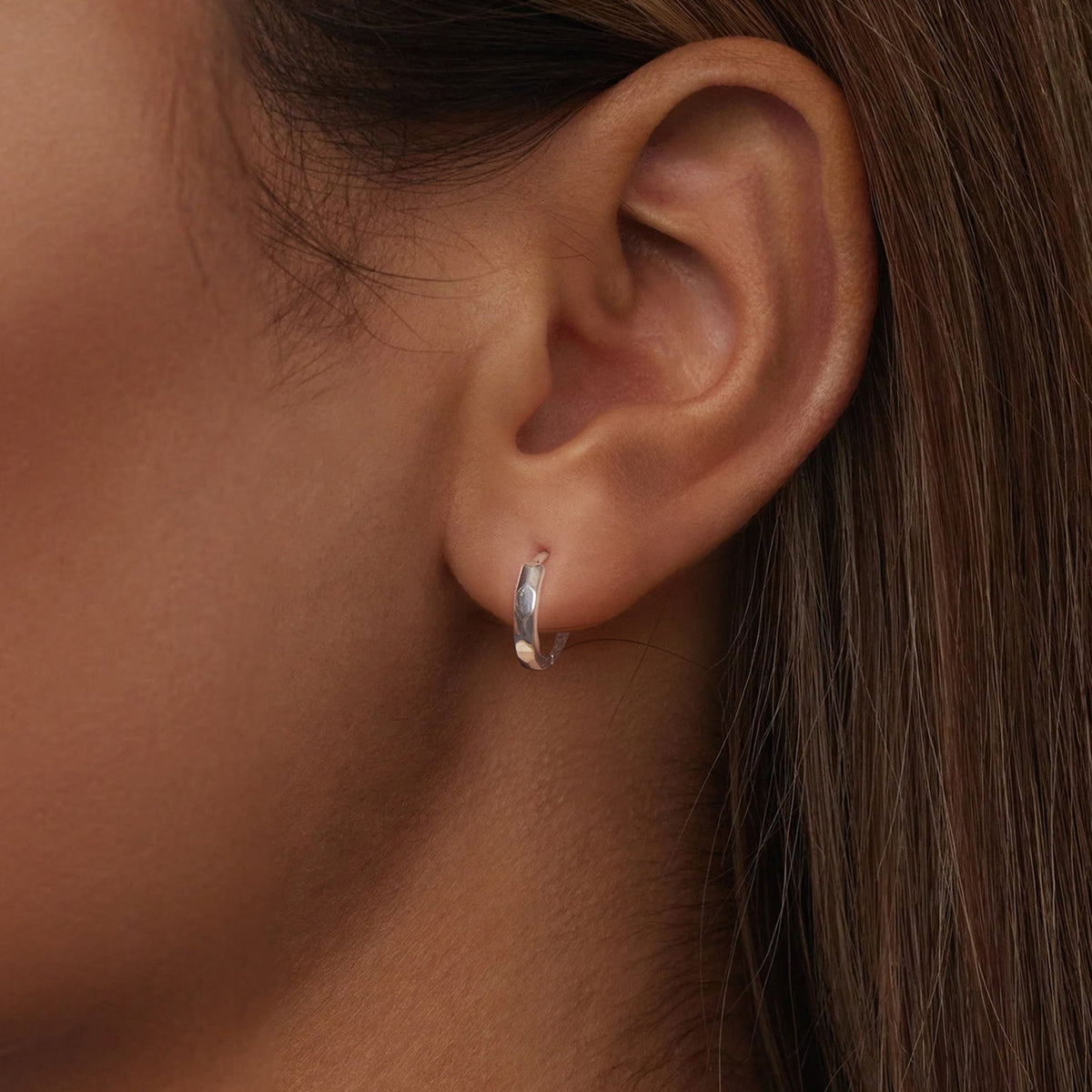 Sterling Silver Oxidized Earrings