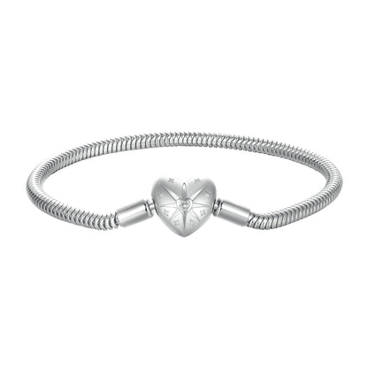 White Gold Plated Pavé Cubic Zirconia Bracelet
