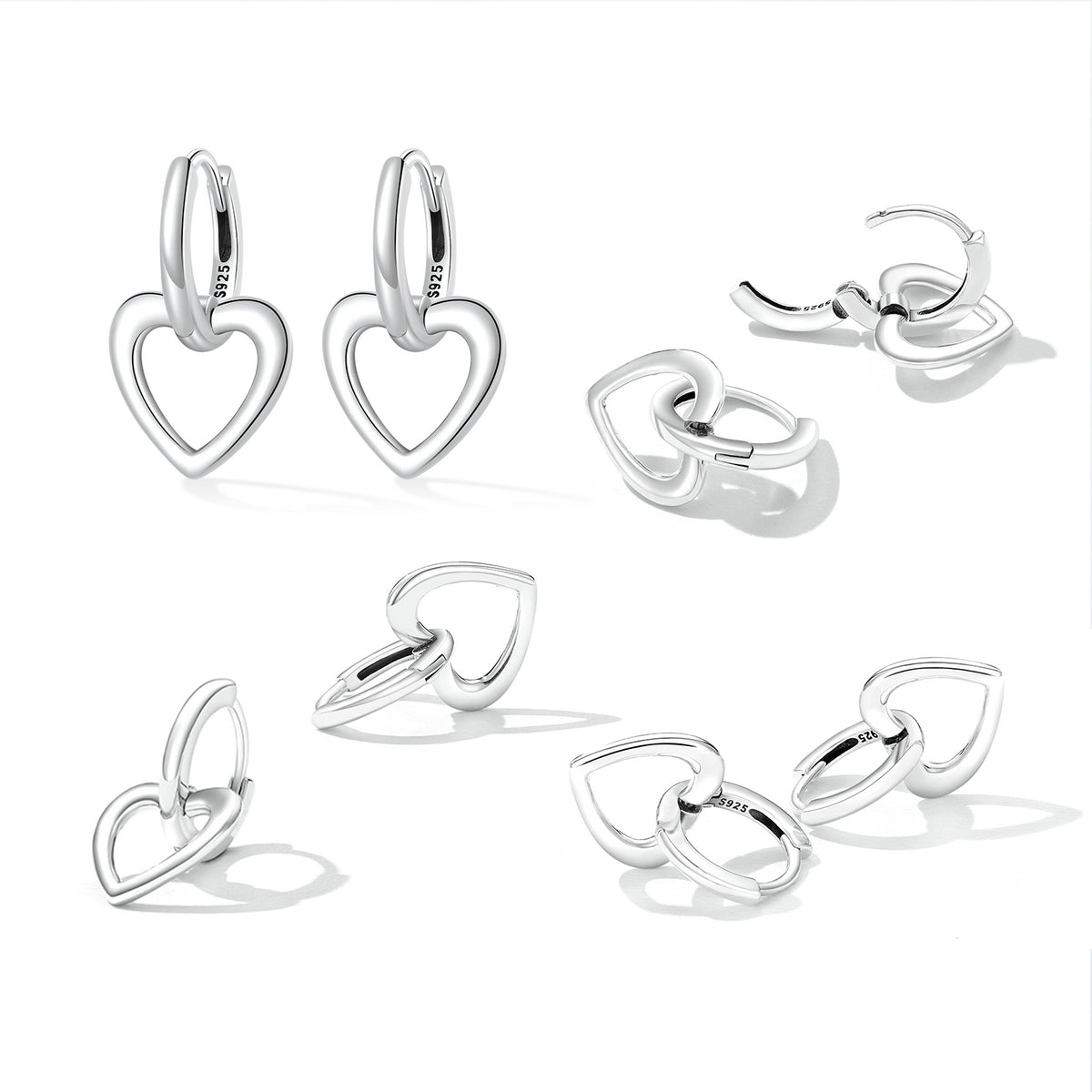 Sterling Silver Oxidized Earrings