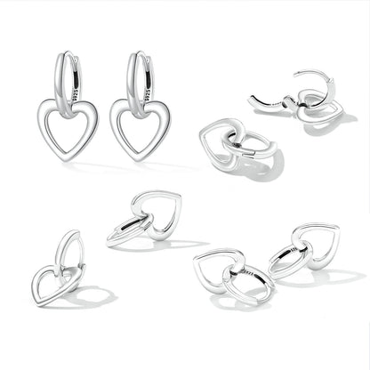 Sterling Silver Oxidized Earrings