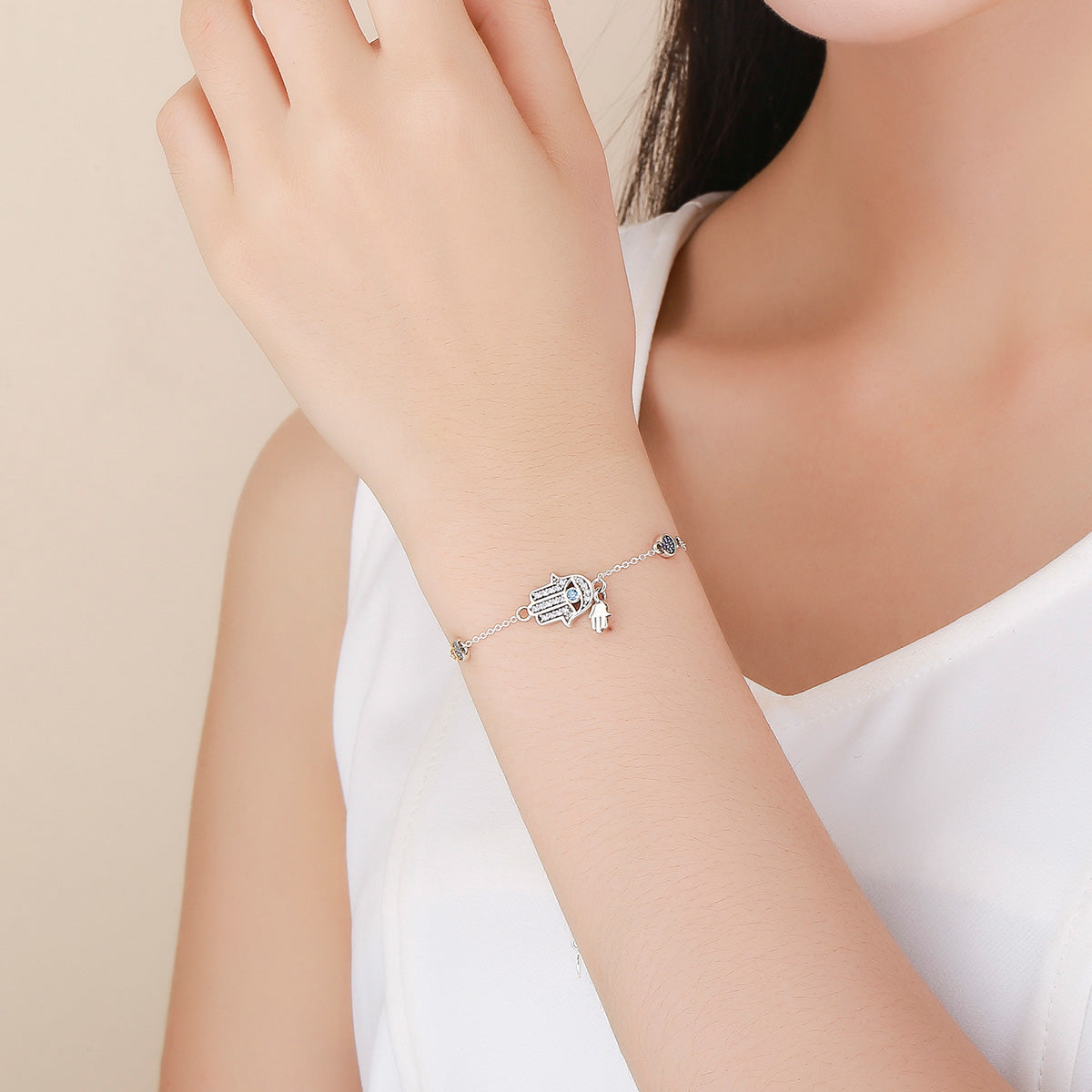 Sterling Silver Charm Bracelet