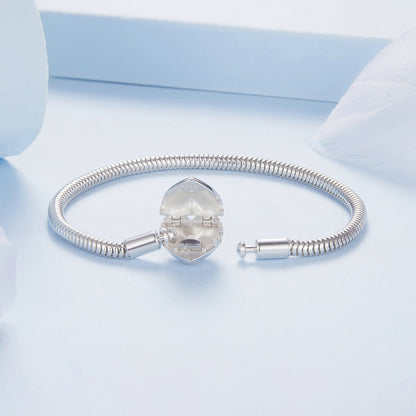 White Gold Plated Pavé Cubic Zirconia Bracelet