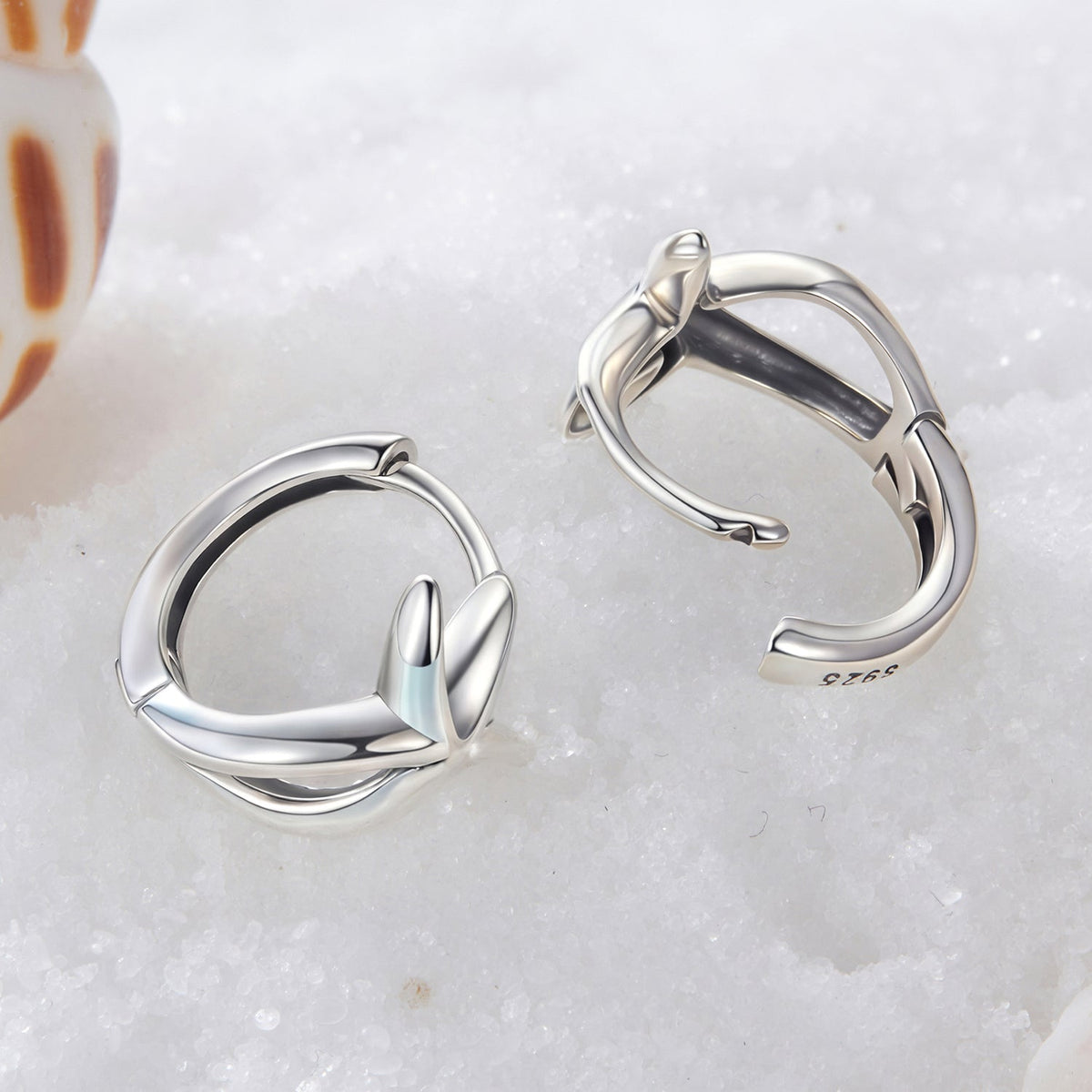 Sterling Silver Oxidized Earrings