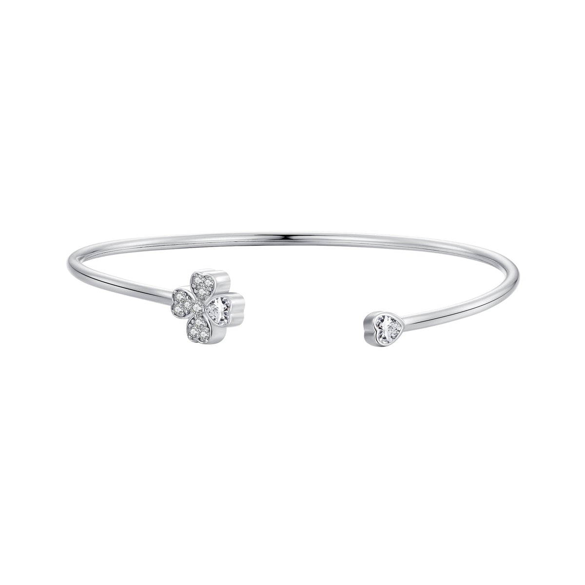 Sterling Silver CZ Pavé Bracelet