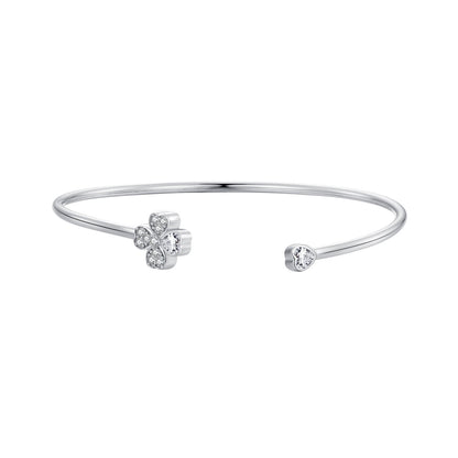 Sterling Silver CZ Pavé Bracelet