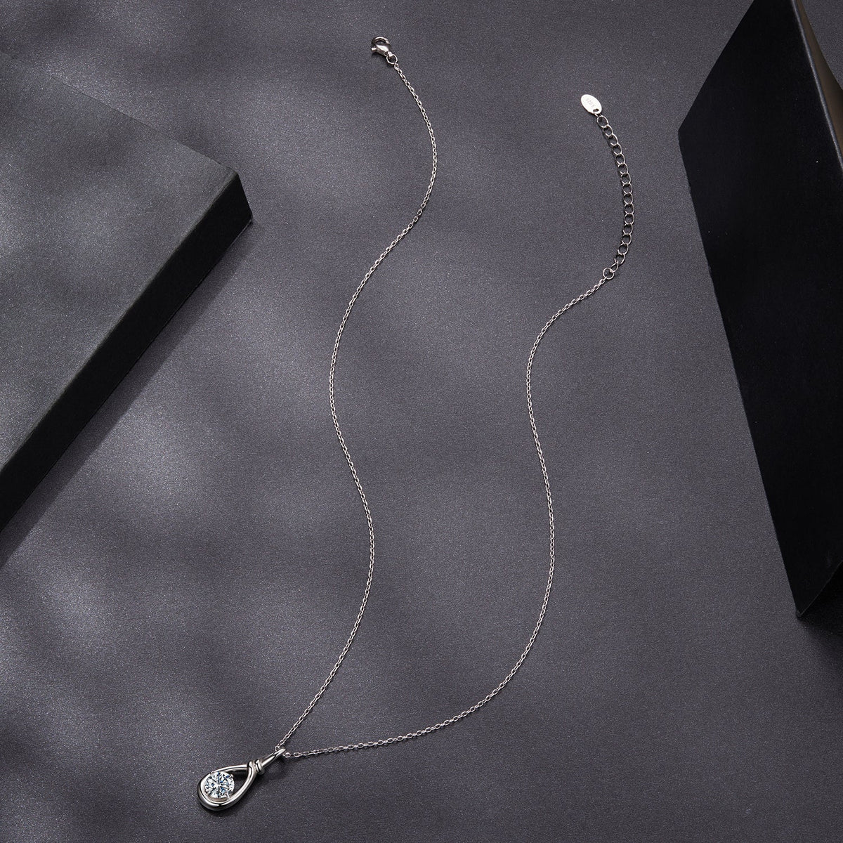 Sterling Silver Moissanite Necklace